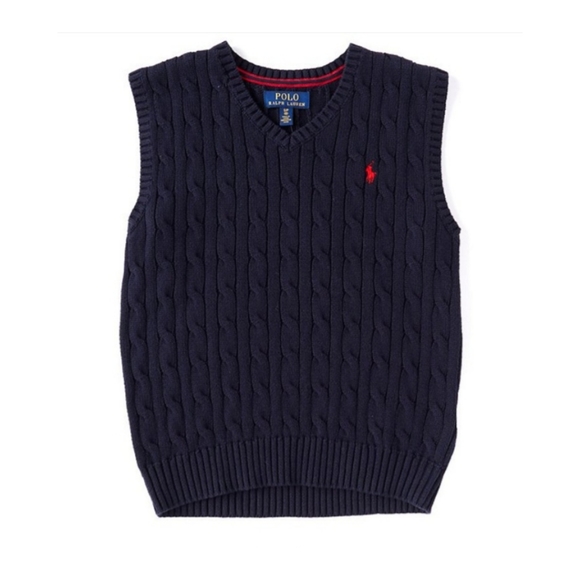 Polo Ralph Lauren Other - Polo By Ralph Lauren Cable Knit CottonSweater Vest
